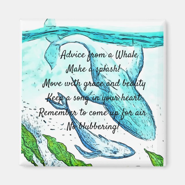 Imã Aconselhamento de um ímã de baleia (Frente)