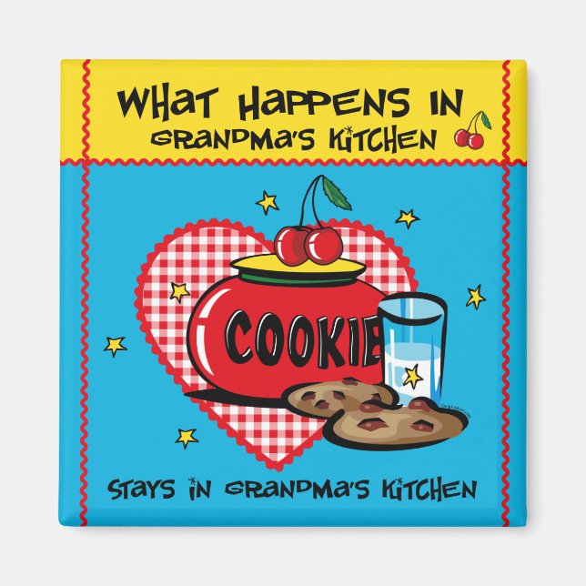 Imã Acontece na cozinha da vovó (Frente)