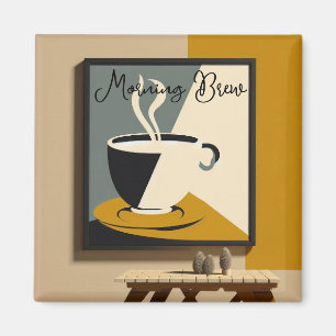 Imã Acordar De Café Da Manhã