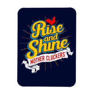 Ímã Acorde e Brilhe Mãe Cluckers Galo País