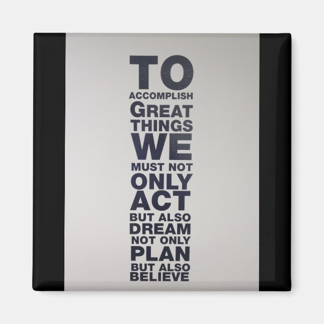 Imã acreditar (Frente)