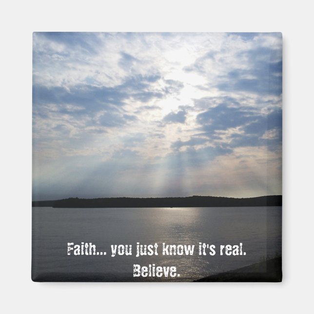 Imã Acreditar no Magnet (Frente)