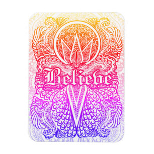 Ímã Acredite - Citação Positiva