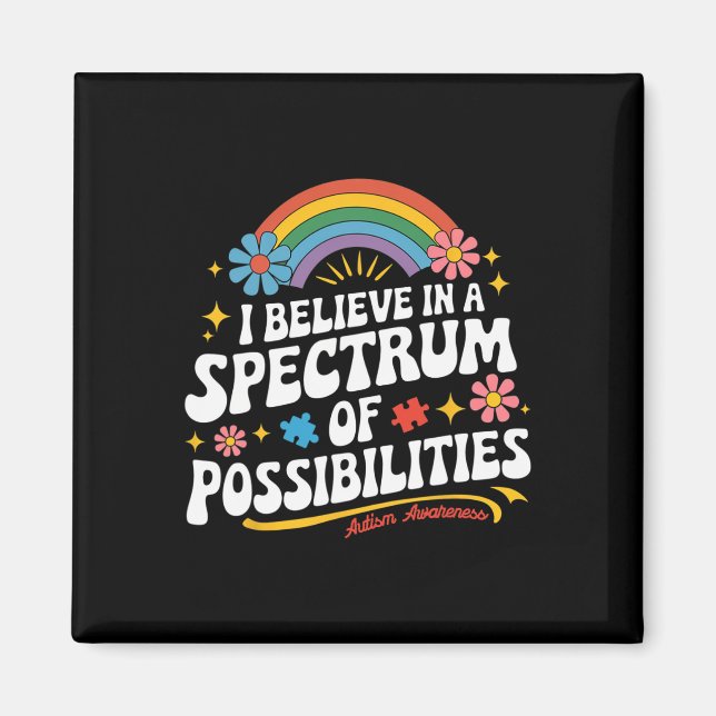 Imã Acredite Em Um Espectro De Possibilidades Consciên (Frente)