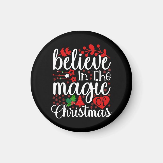 Imã Acredite Na Magia Do Natal-84604 (Frente)