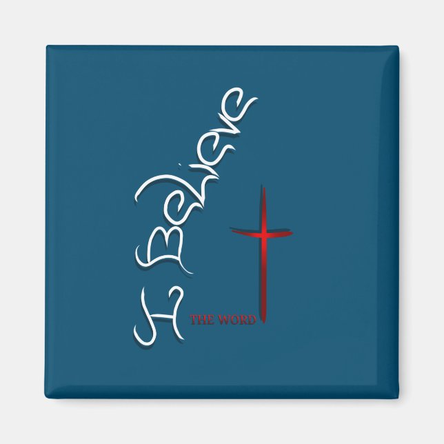 Imã Acredite Na Palavra De Deus (Frente)