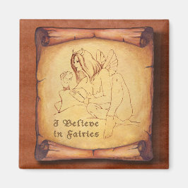 Imã Acredito em Fairies Sketch