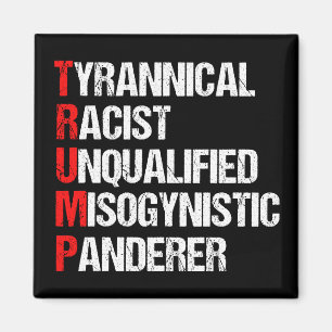 Imã Acrônimo Anti Trump Funny