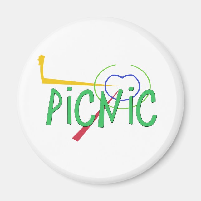 Imã Acrônimo engraçado - PICNIC (Frente)