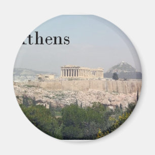 Imã Acrópole de Atenas da piscina
