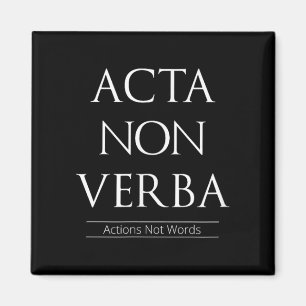 Imã Acta Non Verba, Ações Não Palavras