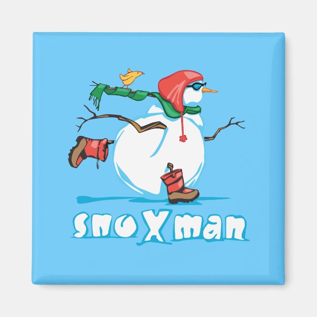 Imã Action Snowman (Frente)