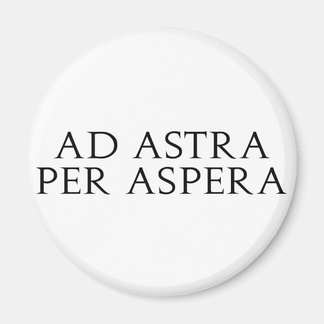 Imã Ad Astra Per Aspera (Frente)