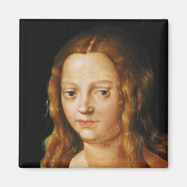 Imã Adam e Eve, detalhes da cabeça de Eve (Frente)
