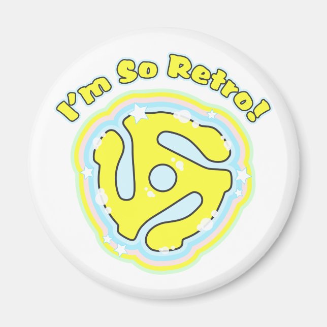 Imã Adaptador de 45 RPM, assim retrato (Frente)