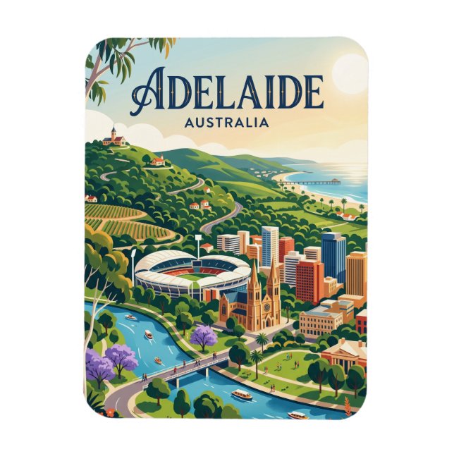 Ímã Adelaide Austrália (Vertical)