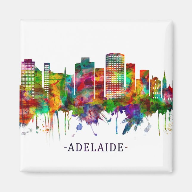 Imã Adelaide Austrália Skyline (Frente)