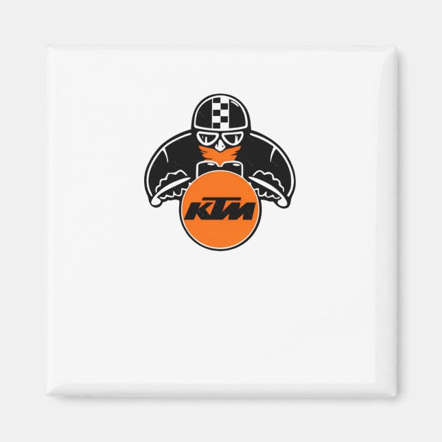 Imã Adesivo do logotipo Ktm4 (Frente)