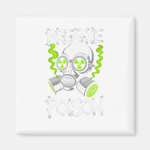 Imã Adesivo Toxic Skull Drifter