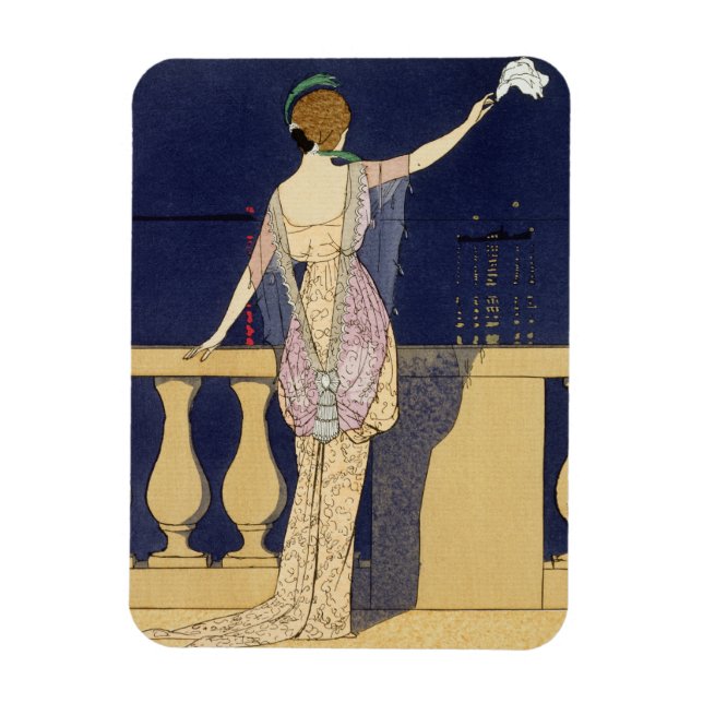 Ímã Adeus à noite, design para um vestido noturno (Vertical)