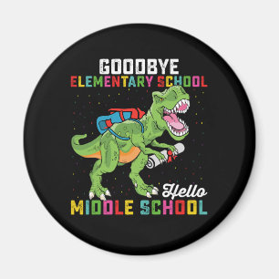 Imã Adeus Ensino Fundamental Olá T Rex do Ensino Médio