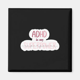 Imã Adhd É O Meu Autoadesivo De Superpotência