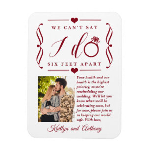 Ímã Adiamento de Casamento de Seis Pés Diferente da D