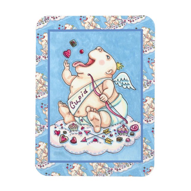ÍMÃ ADICIONADO AO AMOR BABY CUPID ENGRAÇADO, CHOCOLATE (Vertical)