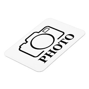 Ímã Adicionar Elegante Moderno de Casamento de Fotos P