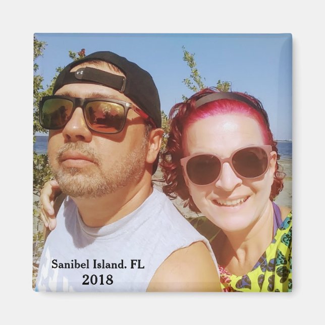 Imã Adicionar o Casal de destino do Viagem de imagem (Frente)