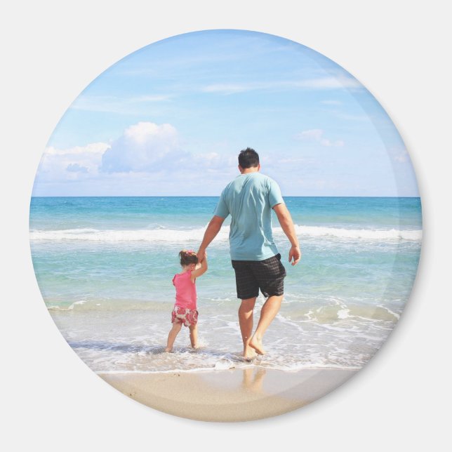 Imã Adicionar sua própria foto e/ou texto (Frente)