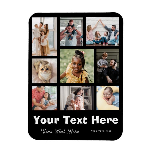 Ímã Adicione 9 fotos e sua legenda favorita (Vertical)