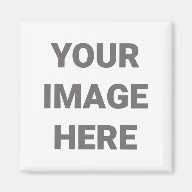 Imã Adicione seu próprio Design de fotos personalizado (Frente)