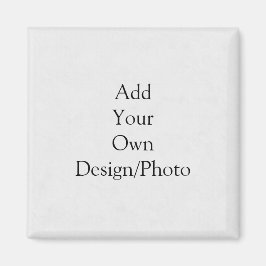 Imã Adicione seu próprio design - Magnet Quadrado