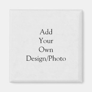 Imã Adicione seu próprio design - Magnet Quadrado