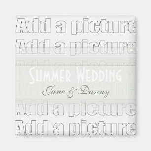 Imã Adicione seu próprio ímã do casamento da imagem