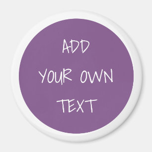 Imã Adicione seu próprio texto, ímã roxo