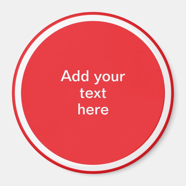 Imã Adicione Seu Texto Aqui - MODELO (Frente)