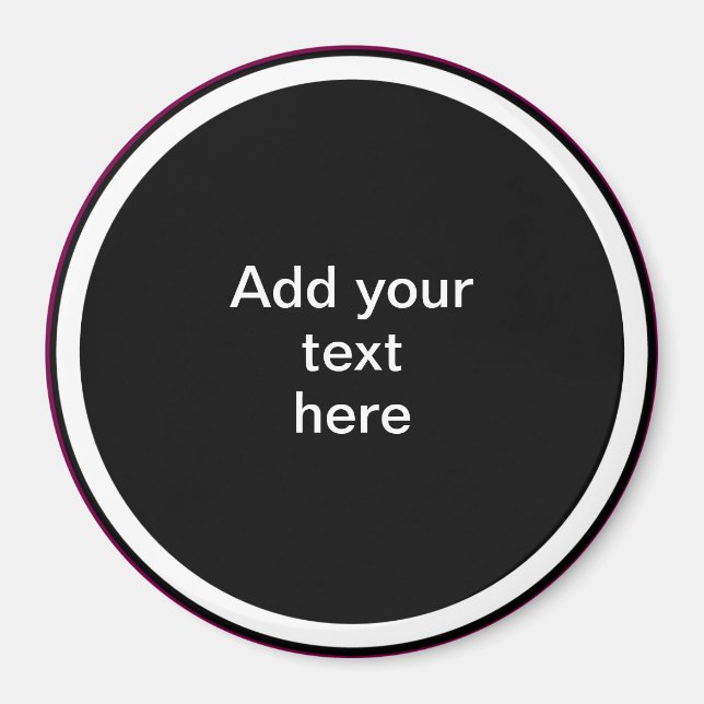 Imã Adicione Seu Texto Aqui - MODELO (Frente)