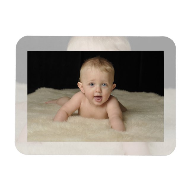 Ímã Adicione sua foto a este modelo clássico (Horizontal)