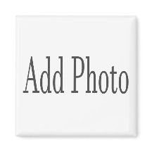 Adicione sua foto ao redor ou ao ímã quadrado