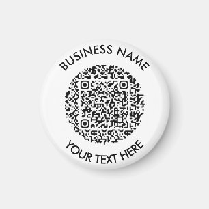 Imã Adicione sua própria varredura de código QR redond
