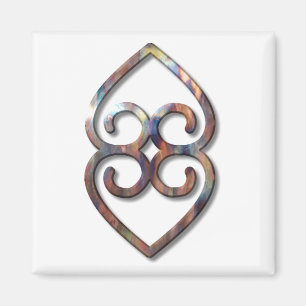 Imã Adinkra-terra-cobre