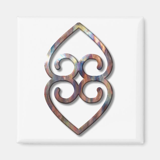 Imã Adinkra-terra-cobre (Frente)