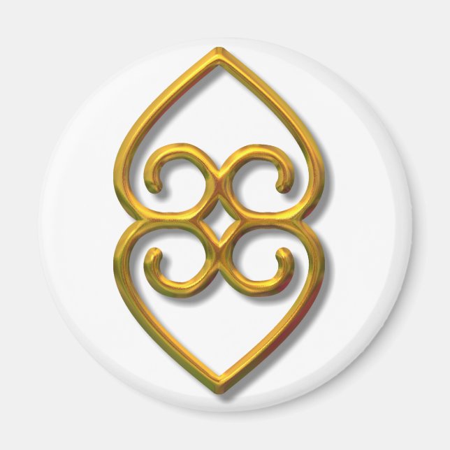 Imã Adinkra-terra-ouro (Frente)