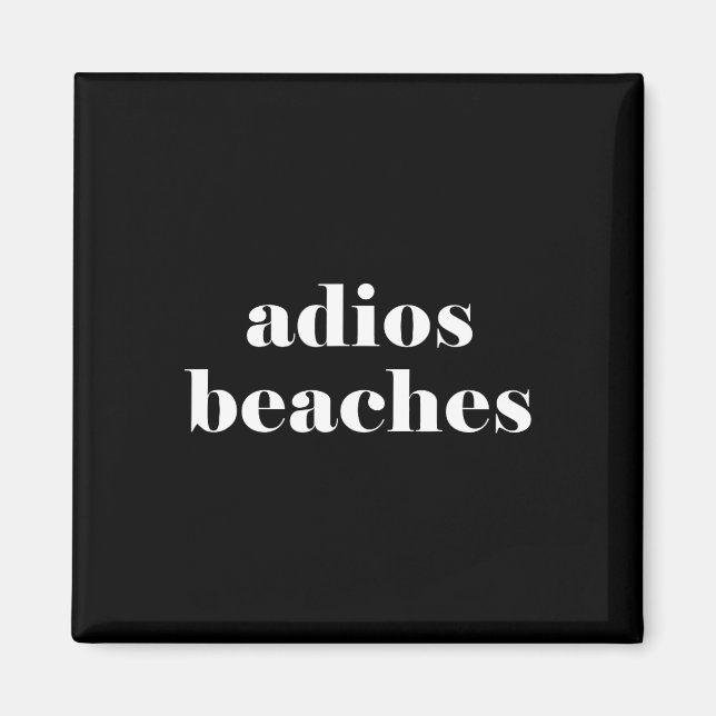 Imã Adios Beaches (Frente)