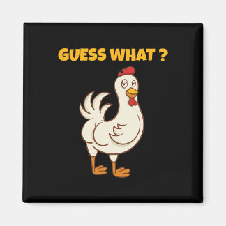 Imã Adivinhação Engraçada Bunda de Frango! Arte de Fra