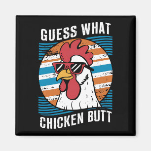 Imã Adivinhe O Que Trasero De Pollo Divertido Amantes