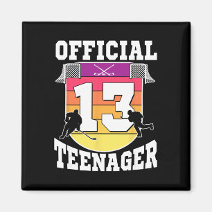 Imã Adolescente Oficial Aniversário de 13 Anos de Hóqu