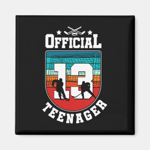 Imã Adolescente Oficial Aniversário de 13 Anos Menino